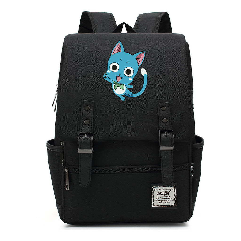 Printed Schoolbags Young Students And Classic Backpacks With Belt Buckles  Men And Women 38*27*12.5cm