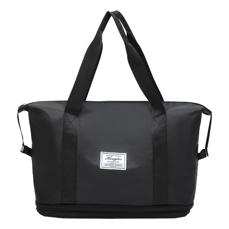Travel Bag With Large Capacity, Foldable Storage Bag, Simple And Lightweight Fitness Bag, Shoulder Bag