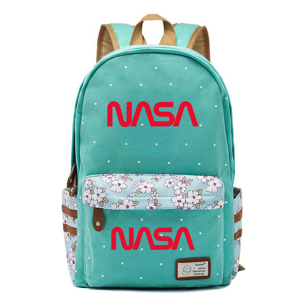 Fashionable Printed Student Backpack From Nasa, Casual Backpack