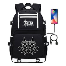 Legend Of Zelda Printed Usb Youth Student Backpack Men's And Women's Backpack Leisure Travel Bag