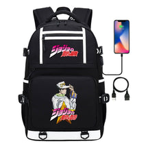 Comic Joe's Wonderful Adventure Print Usb Youth Student Backpack For Men And Women's Leisure Travel Backpack