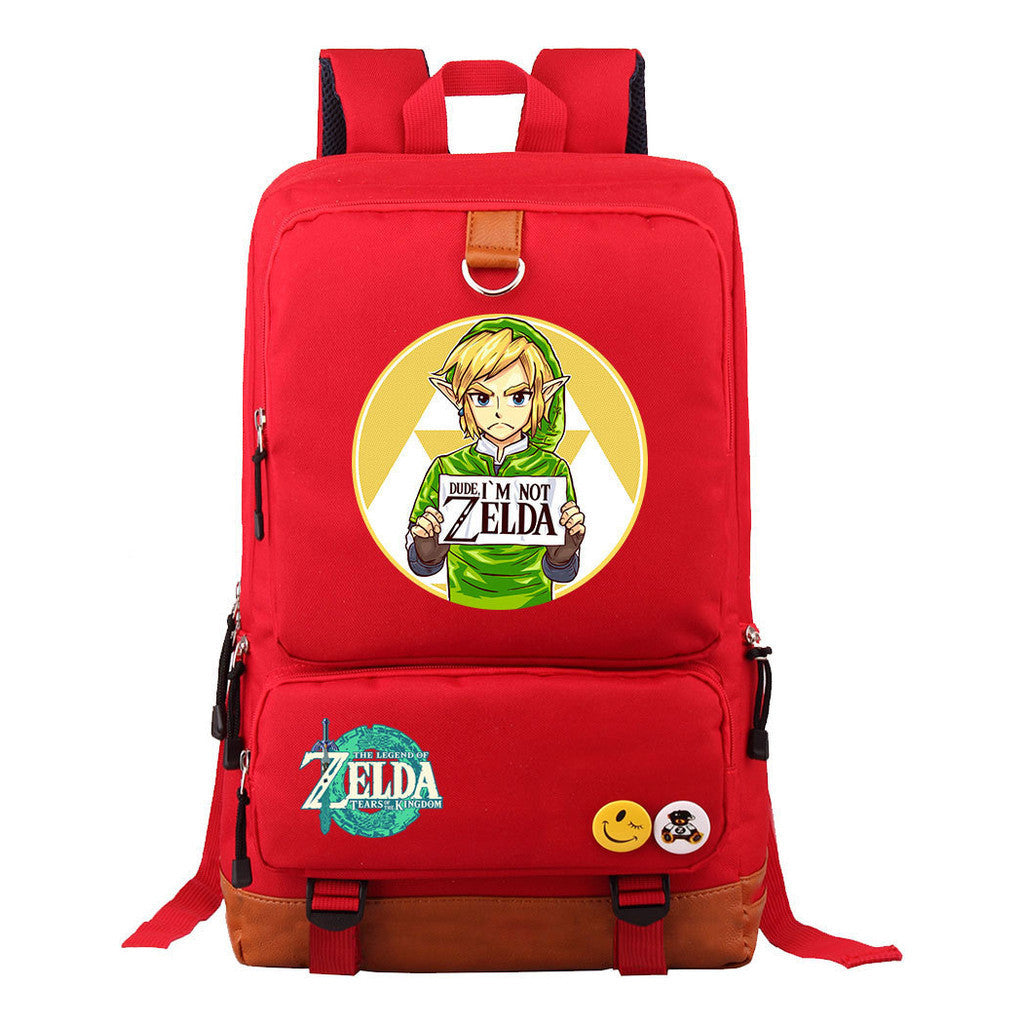 Printed Teenage Student Backpack, Travel Bag, Men's And Women's Backpack
