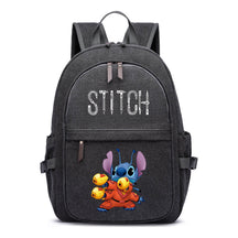 Anime Star Baby Stitch Printed Youth Student Backpack For Men And Women With Casual Woven Straps Backpack