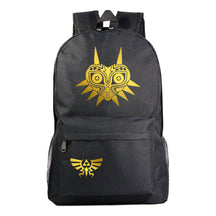 Golden Printed Student Backpack Casual Backpack
