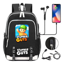 Printed Student Backpack Usb Men's And Women's Leisure Backpack