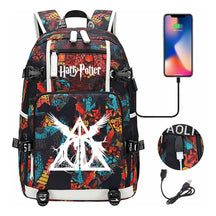 Magic School Usb Youth Student Backpack For Men And Women Leisure Travel Backpack