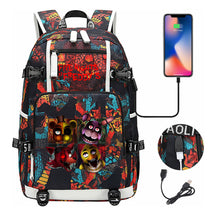 Toy Bear Game Peripheral Usb Youth Student School Bag Leisure Large Capacity Travel Backpack
