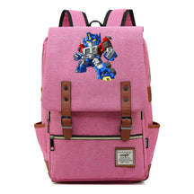 Transformed Mecha Printed Student Backpack For Men And Women's Leisure Backpack