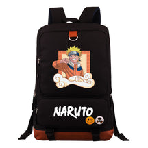 Cartoon Naruto Uchibo Youth Student School Bag Large Capacity Travel Bag Men's And Women's Backpack