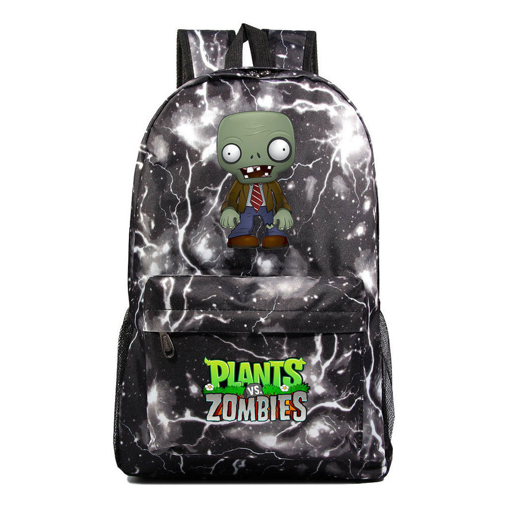 Game Plants Youth Student School Bag Men's And Women's Leisure Backpack