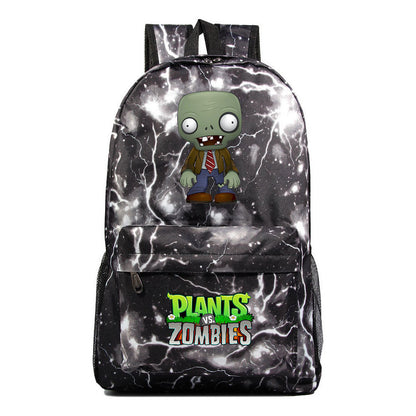 Game Plants Youth Student School Bag Men's And Women's Leisure Backpack