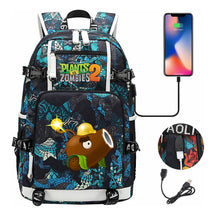 Printed Usb Youth Student Backpack For Men And Women's Leisure Travel Backpack