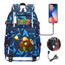 Printed Usb Youth Student Backpack For Men And Women's Leisure Travel Backpack