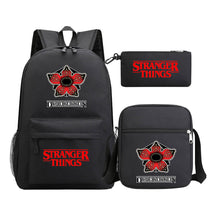 Strange Story Starry Sky Printed Youth Student Backpack 3-piece Set For Men And Women, Backpack Set