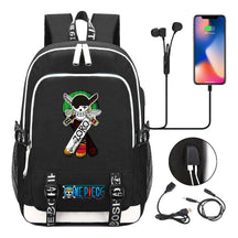 Anime Pirate Wang Lufei Youth Student School Bag Usb Men's And Women's Leisure Backpack