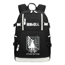 Giant Winged Soldier Captain Of Anime Attack Student Backpack, Leisure Travel Backpack