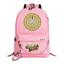 Cartoon Strange Town Youth Student School Bag Men's And Women's Leisure Travel Backpack
