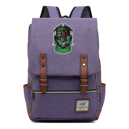 Academy Of Magic Print Teen Student School Bag For Men And Women Casual Belt Buckle Classic Backpack 43*29*13.5cm