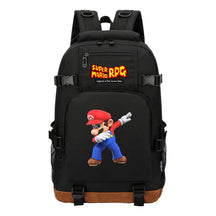 Super Mario Printed Teenage Student Backpack For Men And Women's Leisure Travel Backpack