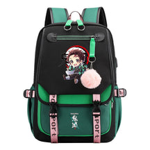 Cartoon Fashion Usb Student Backpack For Boy And Girl, Casual Woven Strap Flip Back Backpack
