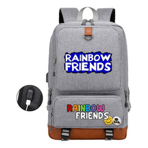 Rainbow Friend Usb Youth School Bag Leisure Travel Backpack