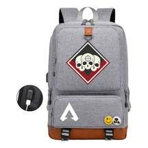 Apex Hero Print Usb Student Backpack Casual Backpack