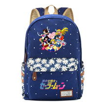 Beautiful Girl Warrior Student Backpack, Floral Casual Backpack