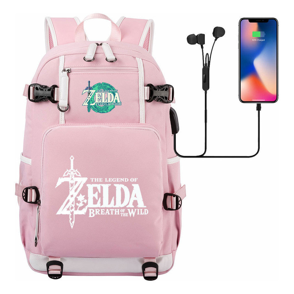 Printed Teenage Student Backpack, Men's And Women's Backpacks, Travel Backpacks