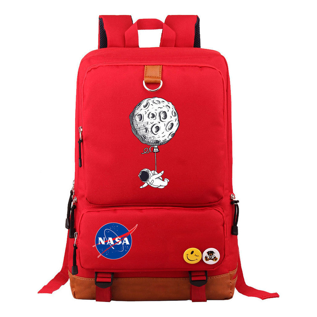 Nasa Fashion Printed Youth Student School Bag Travel Bag Men's And Women's Backpack Travel Backpack