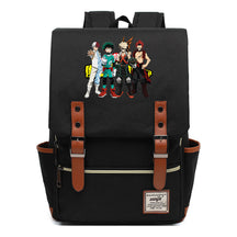 Anime My Heroes Academy Printed Youth Student Backpack Men's And Women's Leisure Belt Buckle Classic Backpack