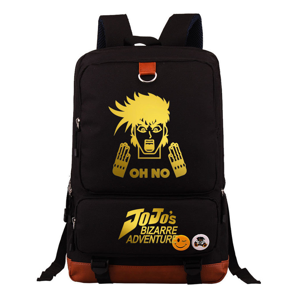 Cartoon Comic Jojo's Wonderful Adventure Youth Student Backpack Backpack Travel Bag