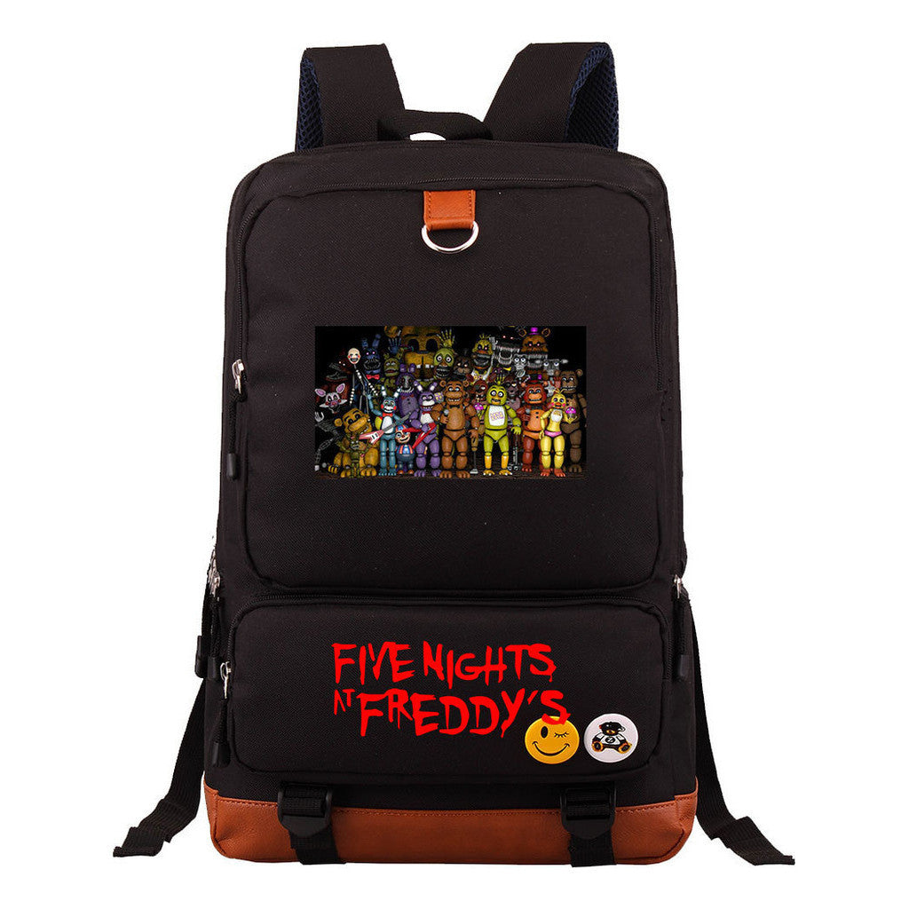 Toy Bear Game Printed Youth Student School Bag Large Capacity Travel Bag Men's And Women's Backpack