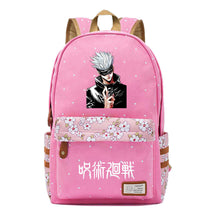 Cartoon Teenage Girl Student Backpack For Men And Women Casual Canvas Backpack