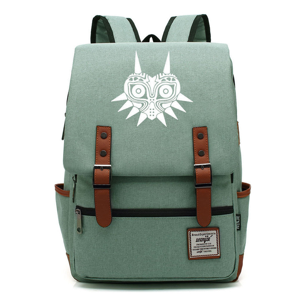 Printed Youth Student Backpack For Men And Women's Casual Classic Backpack