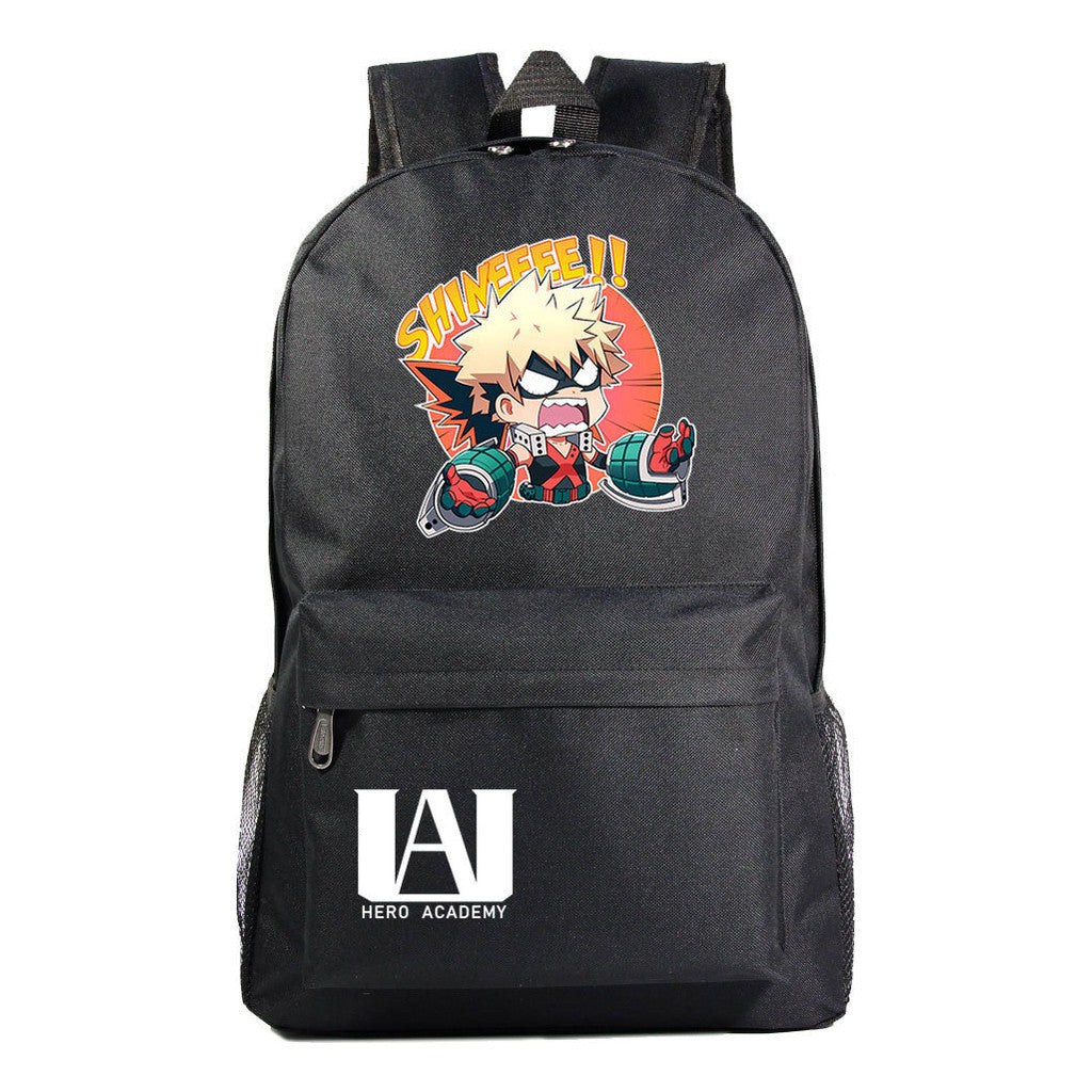 Cartoon Fashion Anime My Hero Academy Printed Youth Student Backpack Men's And Women's Leisure Backpack