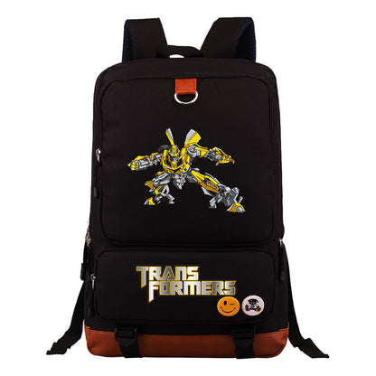Transforming Mecha Student Backpack, Men's And Women's Backpack, Travel Bag