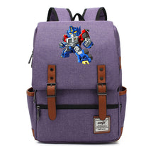 Transformed Mecha Printed Student Backpack For Men And Women's Leisure Backpack