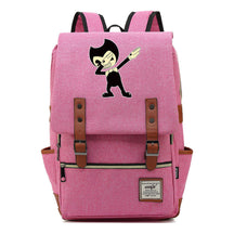 Printed Teenage Student Backpack For Men And Women With Casual Belt Buckle Classic Backpack