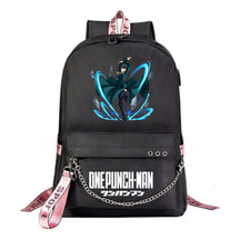 Comic One Punch Superman Printed Usb Youth Student Backpack Men's And Women's Leisure Travel Backpack