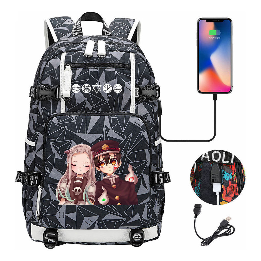 Usb Large Capacity Youth Student Backpack For Men And Women's Leisure Travel Backpack
