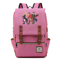 School Of Witchcraft And Wizardry Printed Youth Student School Bag Casual Belt Buckle Classic Backpack