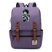 Anime My Heroes Academy Printed Youth Student Backpack Men's And Women's Leisure Belt Buckle Classic Backpack