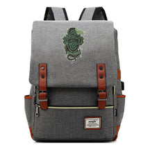 School Of Witchcraft And Wizardry Youth Student Backpack Usb Leisure Belt Buckle Backpack