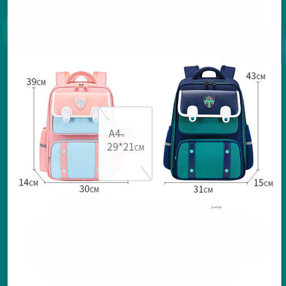 Student Backpack Spine Protection And Load Reduction, With Durable Capacity For Children