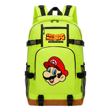 Super Mario Printed Teenage Student Backpack Leisure Travel Backpack