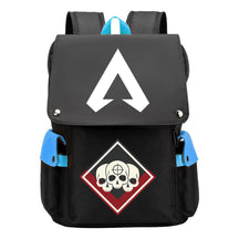Apex Hero Print Usb Charging Head Youth School Bag Casual Backpack