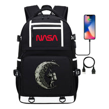 Printed Usb Youth School Bag Backpack Leisure Travel Backpack