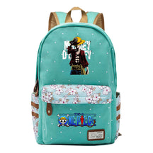 Anime Pirate Wang Lufei Printed Student School Bag Fragmented Flower Leisure Backpack