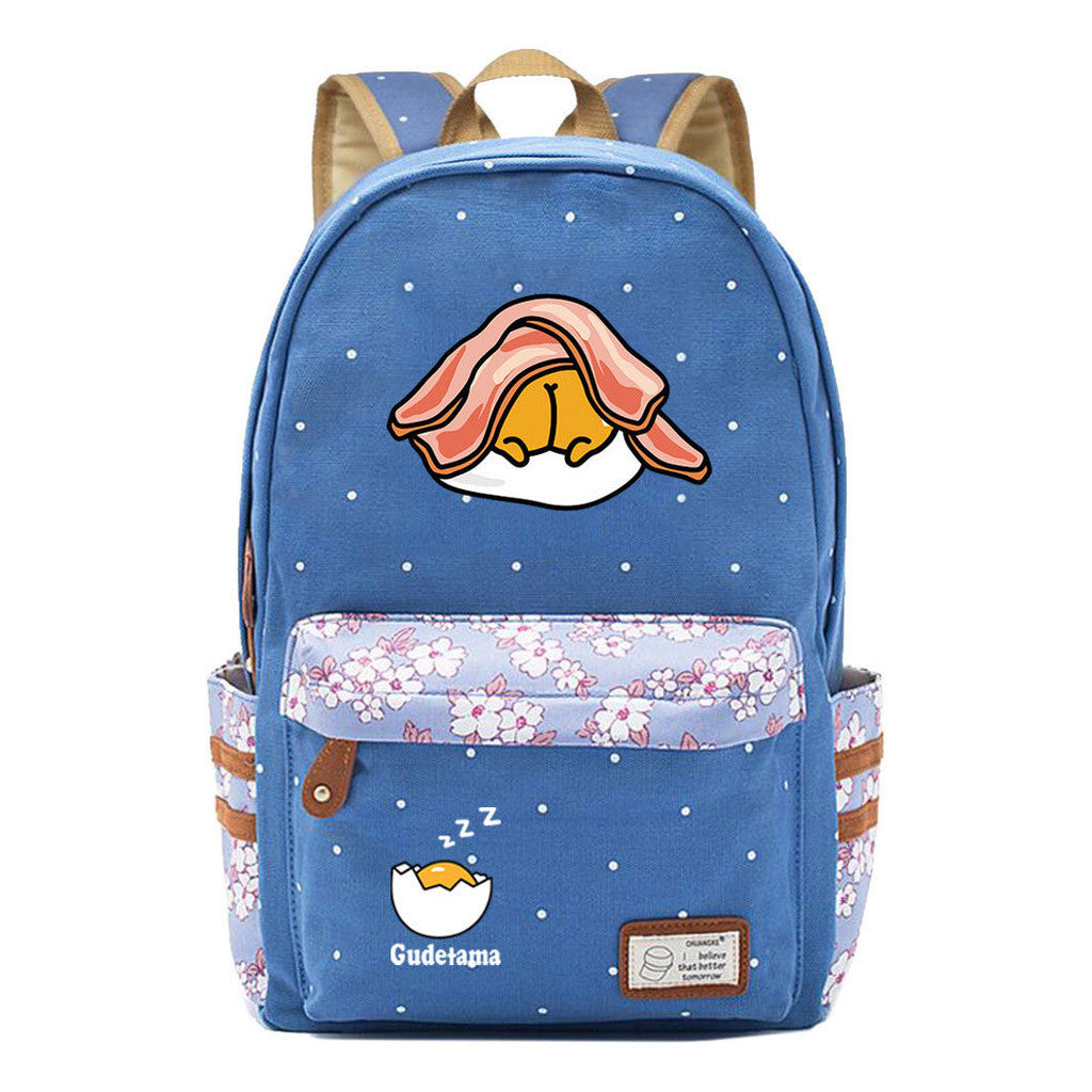 Riman Egg Yolk Student School Bag Leisure Backpack