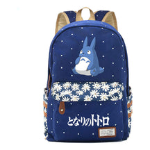 Printed Youth Student School Bag Fragmented Flower Leisure Backpack